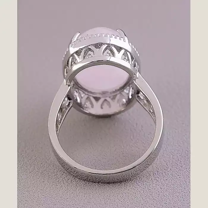 🏷️️ Перстень Рожевий кварц Pataya ss_88249