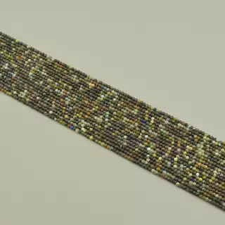 Намистини Хризоколла, Бірюза 38 см. 2,2 мм. (натуральне каміння, без застібки)