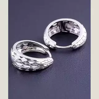 Сережки кільця Xuping (родій)