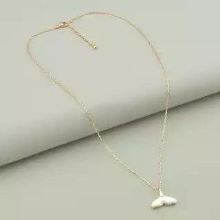 Підвіска Saiya Фіаніт 41 см (позолота 18к рожева)