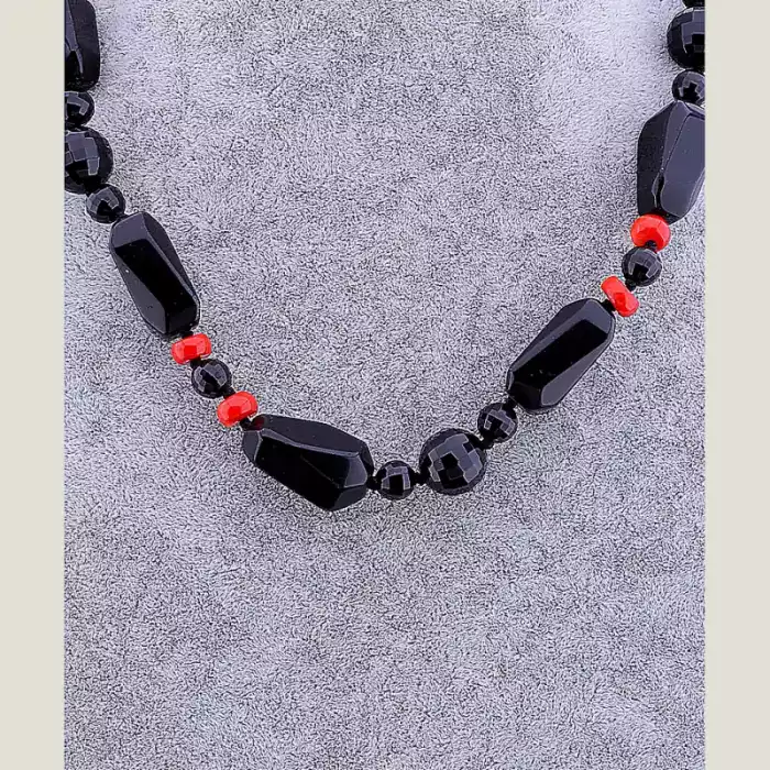 🏷️️ Намисто Агат, Корал 66 см ss_68531