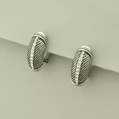 🏷️️ Підвіска+Сережки Фіаніт 'Abella' F-104018