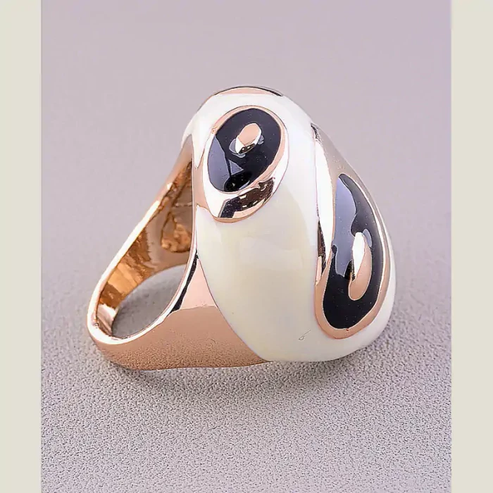 🏷️️ Перстень емаль Fashion (позолота 18к) ss_45113