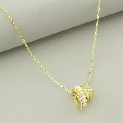 🏷️️ Підвіска Saiya Фіаніт 41 см (позолота 18к лимонна) F-96726