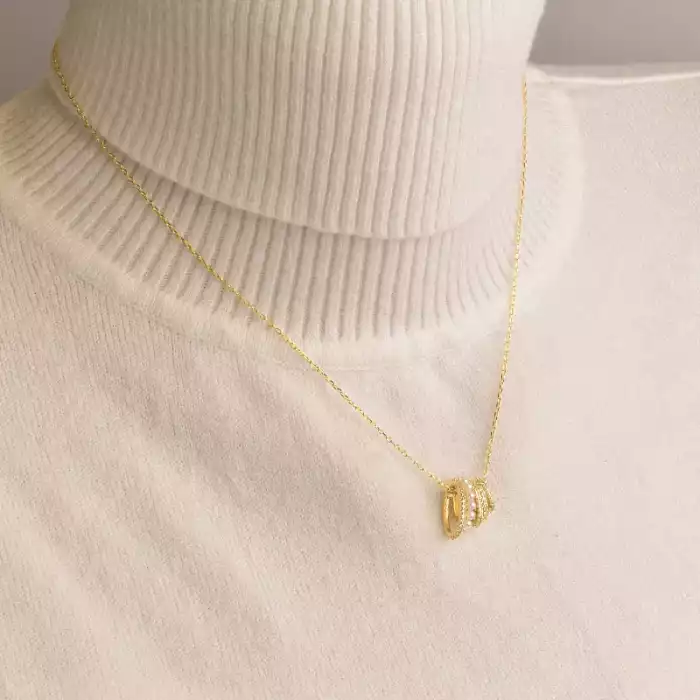 🏷️️ Підвіска Saiya Фіаніт 41 см (позолота 18к лимонна) ss_96726