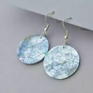 Сережки петля Перламутр