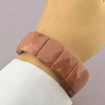 🏷️️ Браслет резинка Золотий Пісок 20 см F-68956