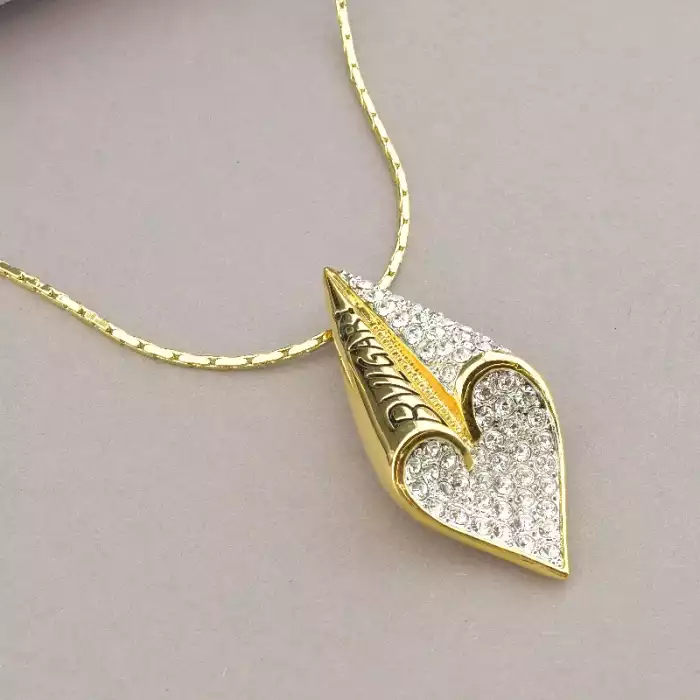 🏷️️ Підвіска Winniana Фіаніт 45 см (позолота 18к) ss_90758