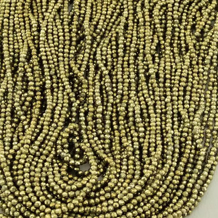 🏷️️ Намистини Піріт 39 см 2.5 мм. (без застібки) F-106072