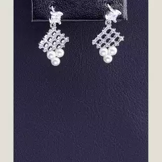 Сережки пусети Xuping Майорка (родій)