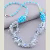 🏷️️ Намисто Аквамарин 60 см F-36702