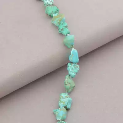 🏷️️ Намисто Бірюза 48 см. F-100104