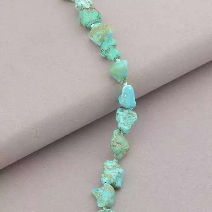 🏷️️ Намисто Бірюза 48 см. ss_100104