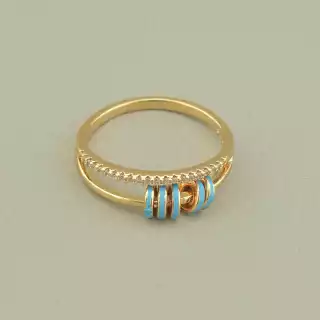 Каблучка Xuping Фіаніт (позолота 18к)