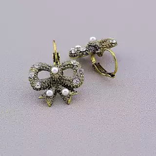 Сережки з англійським замком Fashion Майорка