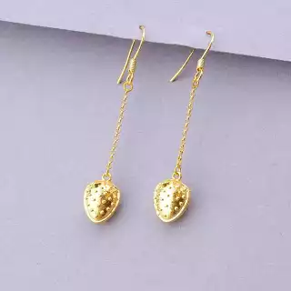 Сережки петельки Xuping (позолота 18к)