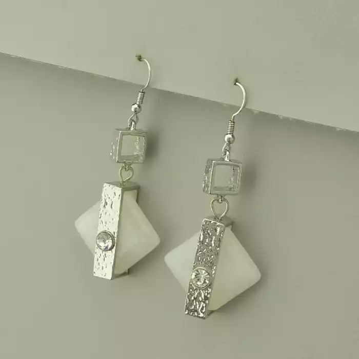 🏷️️ Підвіска+Серьги Агат 42 см. ss_101149