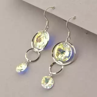 Сережки пусети Saiya Сrystal (срібло)