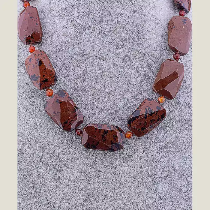 🏷️️ Намисто Обсідіан 52 см ss_53937