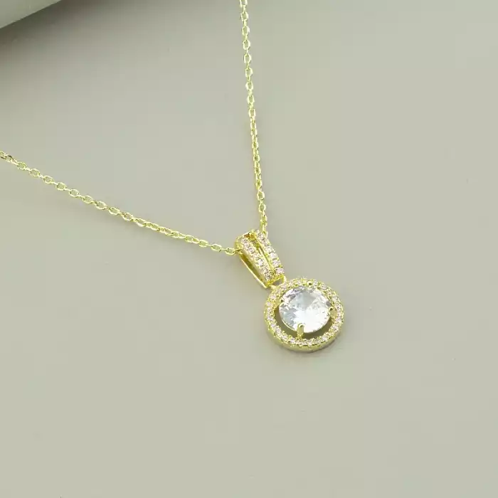 🏷️️ Підвіска Saiya Фіаніт 40 см (позолота 18к лимонна) ss_93766