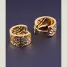 🏷️️ Сережки кільця Xuping (позолота 18к) F-76919