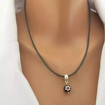 🏷️️ Підвіска Лемпворк (скло) 43 см. F-102352