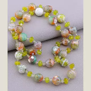 Намисто Агат, Жадеит 70 см