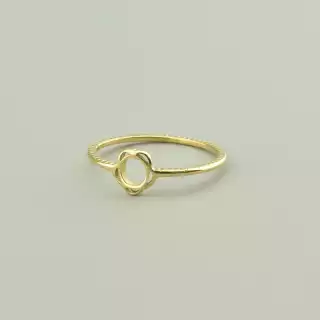 Каблучка медична сталь Xuping (позолота 18к лимонна)