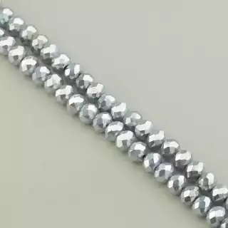 Намистини Чеський кришталь 40 см. 8 мм. (без застібки) на нитці з гранями