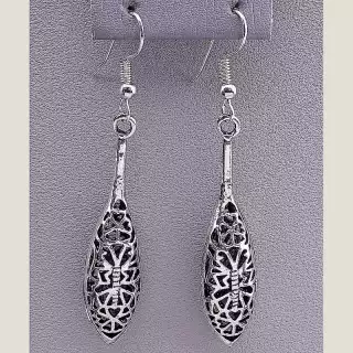 Сережки петельки Fashion