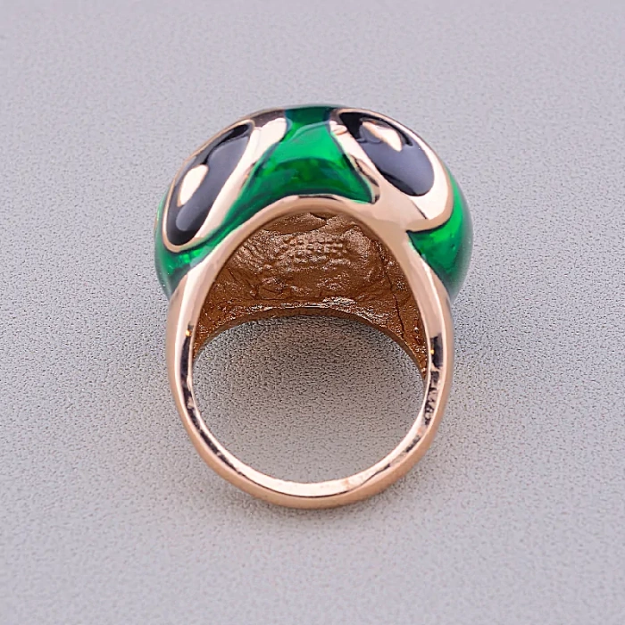 🏷️️ Перстень емаль Fashion (позолота 18к) ss_45116
