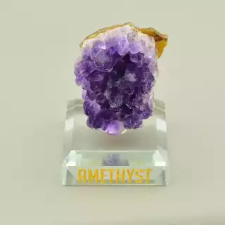 Зразок аметист (60х40 мм, фіолетовий, може відрізнятися від фото)