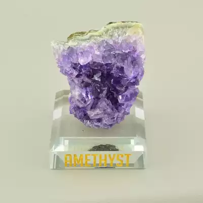 🏷️️ Зразок аметист (60х40 мм, фіолетовий, може відрізнятися від фото) F-105259