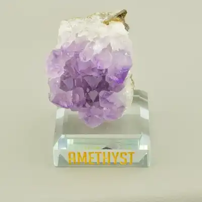 🏷️️ Зразок аметист (60х40 мм, фіолетовий, може відрізнятися від фото) F-105259